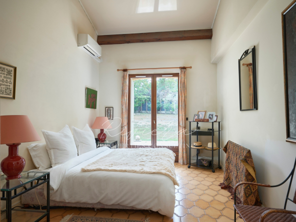 semi-detached villa - Cap d'Antibes - bedroom