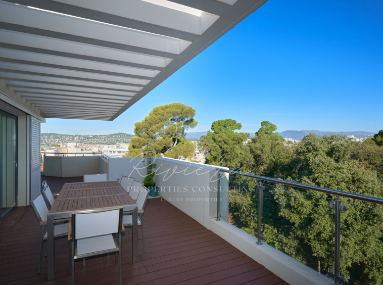 Stunning penthouse within a luxury residence - Cap d'Antibes - terrace